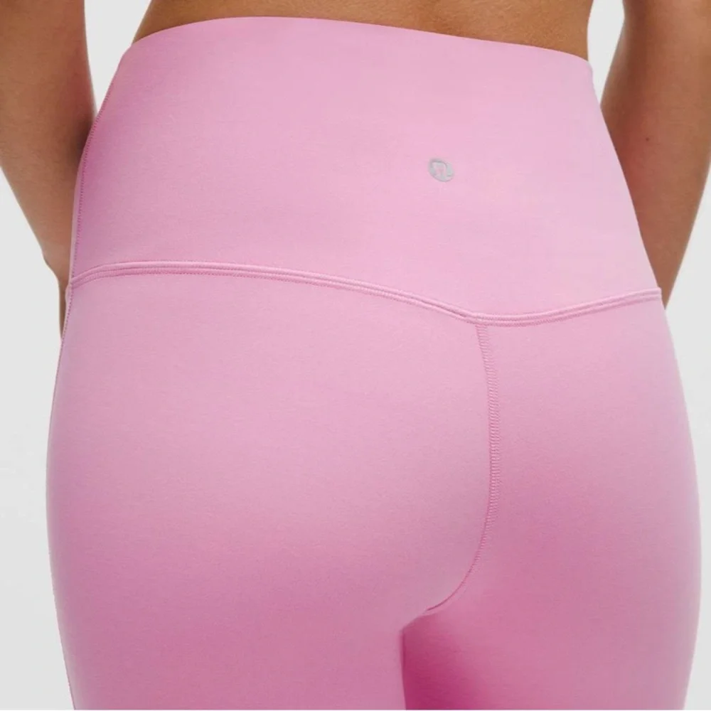 Lululemon Athletica Align HR Pants 25”, Pink Frosting, Size 14 - Picture 9 of 10